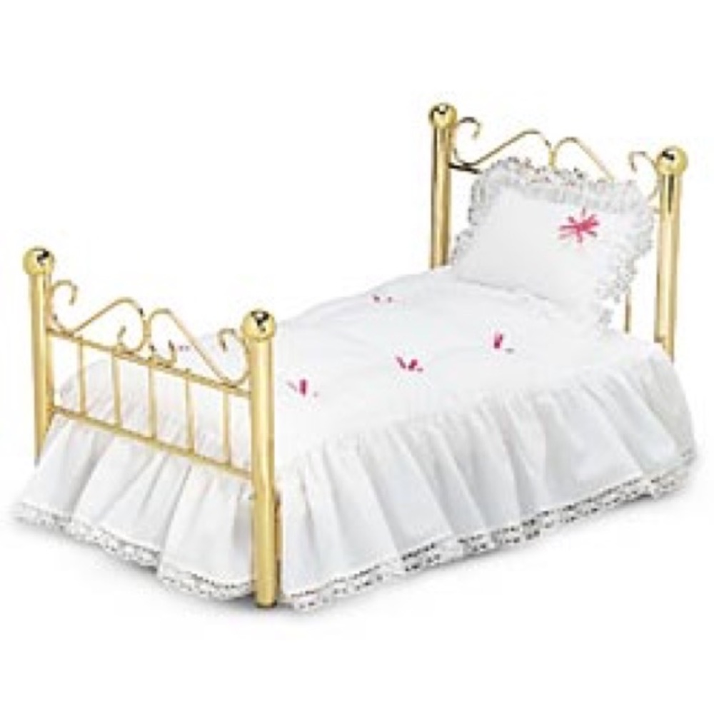 American Girl Samantha brass bed